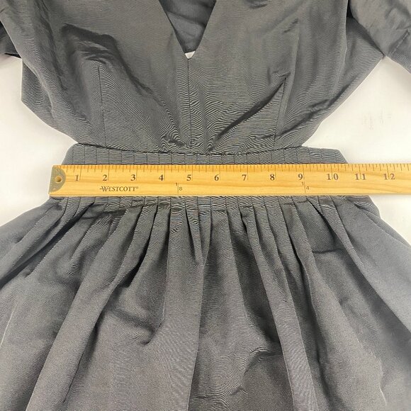 NWT Banana Republic Open Back Mini Dress Women's Size 4 Petite Black - Picture 13 of 16